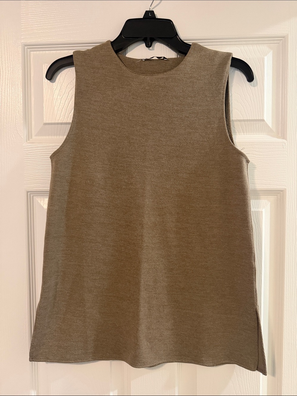 Zara Olive Tank Knit Top